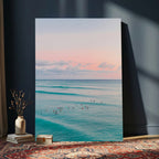 Beach Wall Art Canvas Print | Soft Coastal Photography