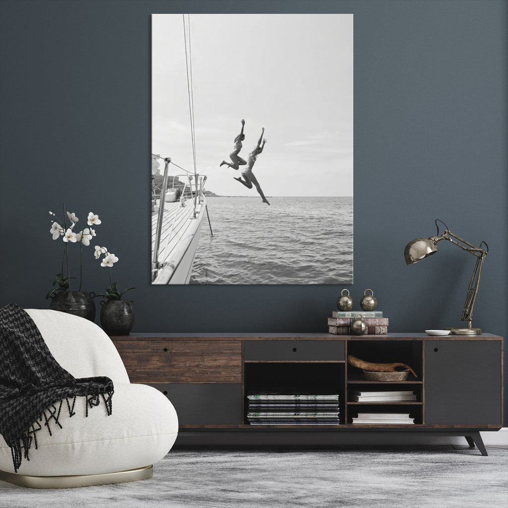 Sailing Wall Art Canvas Print | Ocean Adventure Sailboat