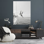 Sailing Wall Art Canvas Print | Ocean Adventure Sailboat