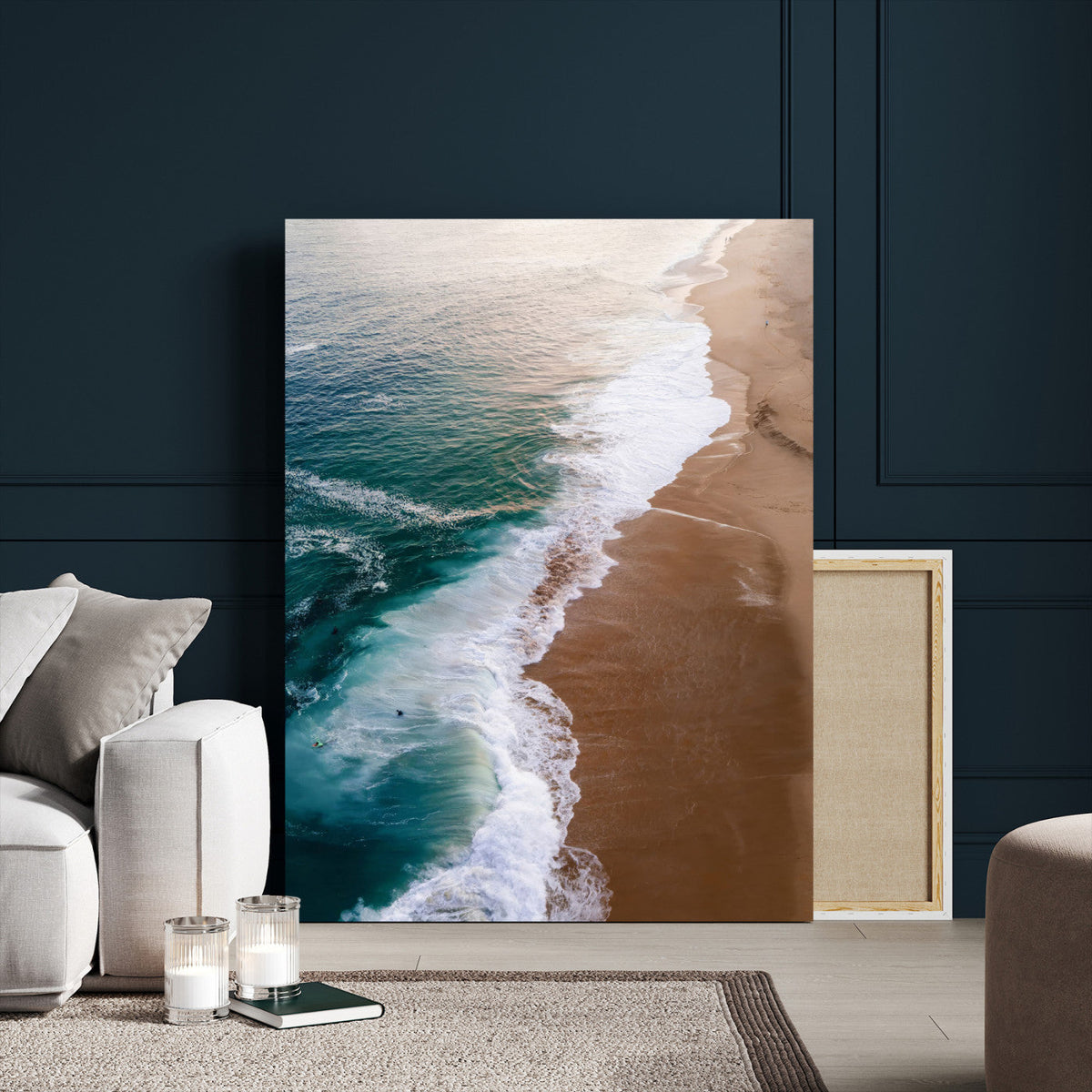 Serene Ocean Waves Wall Art Beach Wall Decor