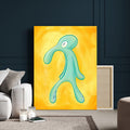 Squidward Tentacles Wall Art Canvas Print | Bold and Brash