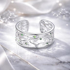 S925 Sterling Silver Pavé Setting CZ Ring