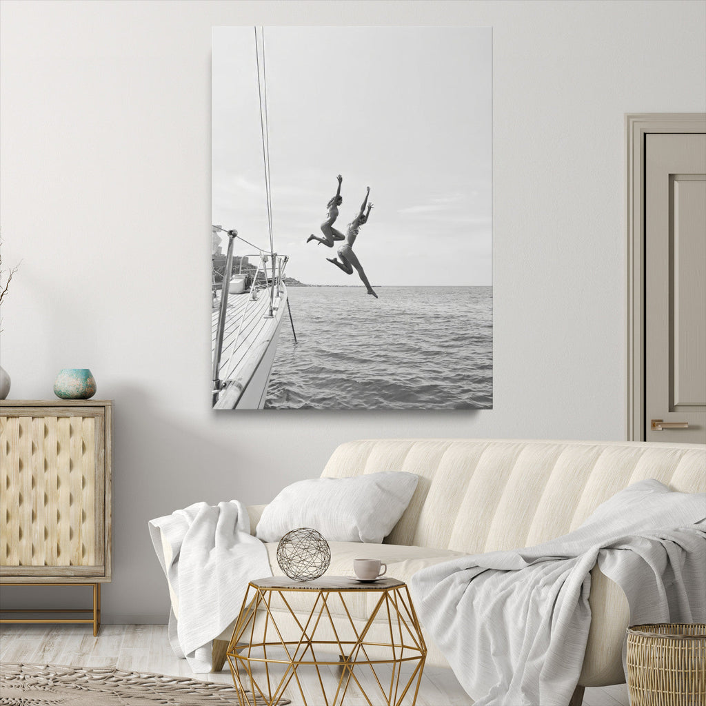 Sailing Wall Art Canvas Print | Ocean Adventure Sailboat
