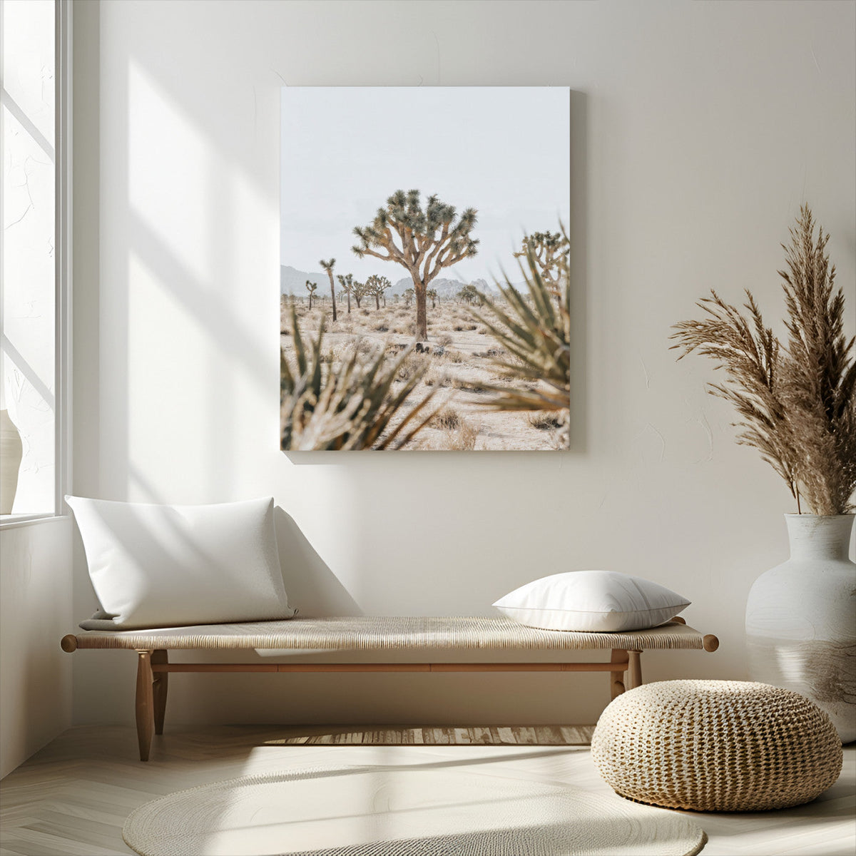 Joshua Tree Wall Art | Framed Desert Landscape Canvas
