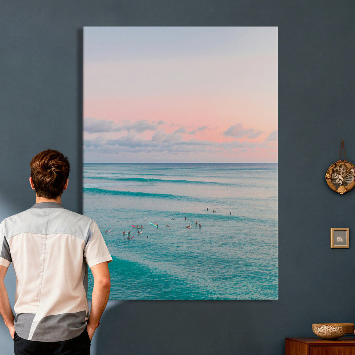Beach Wall Art Canvas Print | Soft Coastal Photography
