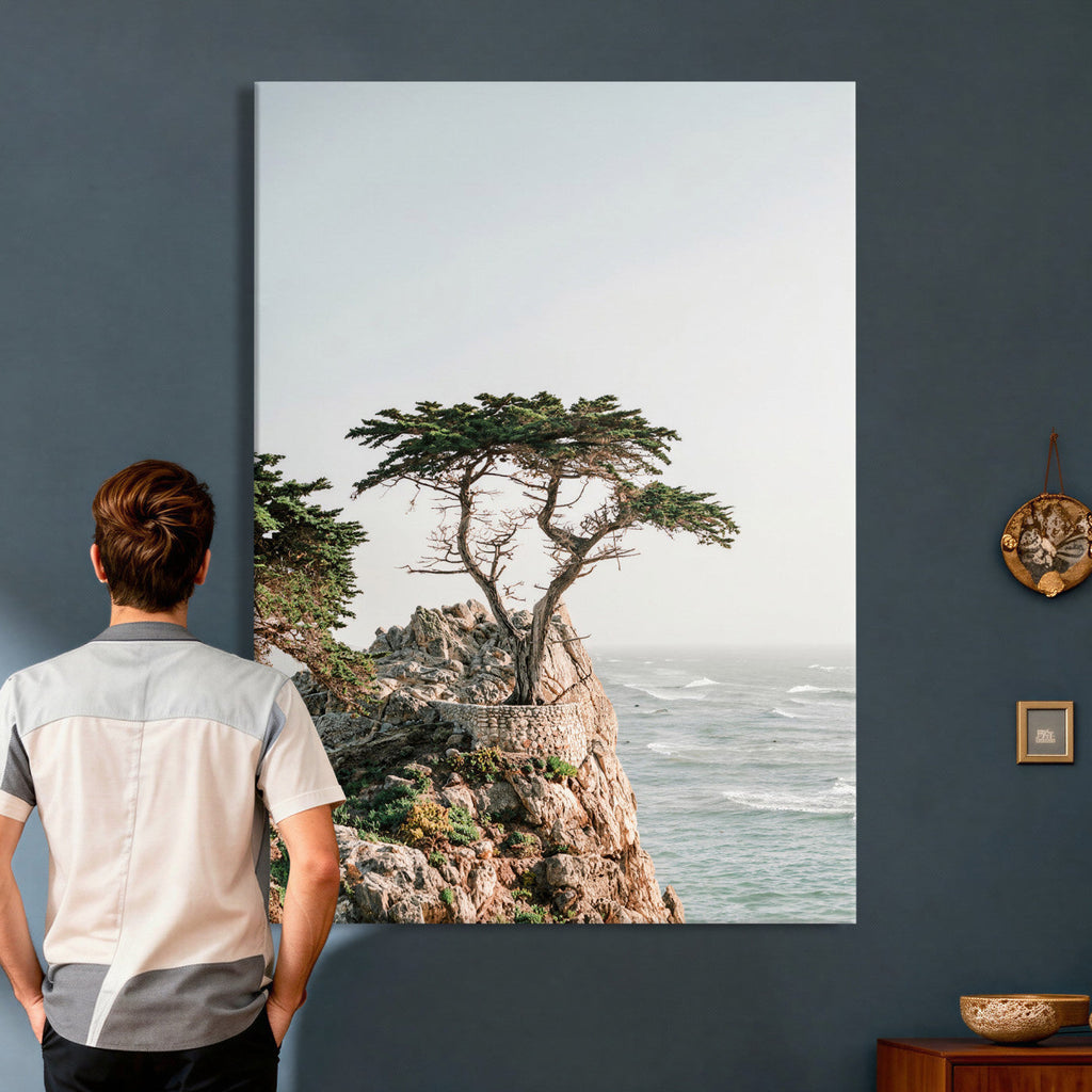 Lone Cypress Canvas Wall Art, Pebble Beach California