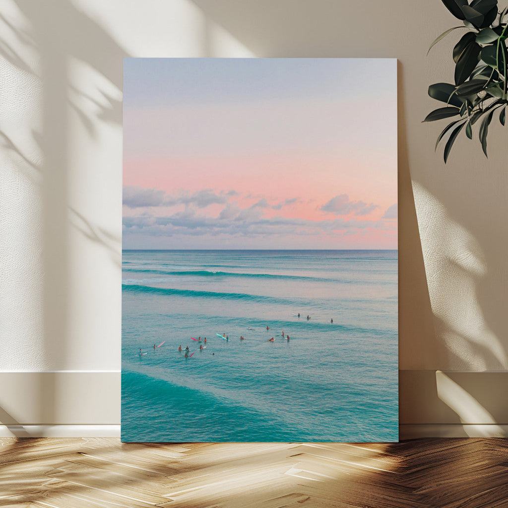 Beach Wall Art Canvas Print | Soft Coastal Photography