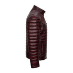 Quilted Jacket // Burgundy