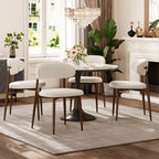 Upholstered Dining Chairs (Set of 2) - Beige