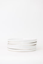 Sonnet Dinner Plate - Matte White/Glossy White - Set of 6