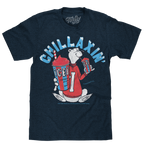 ICEE Chillaxin' Faded Logo T-Shirt - Navy