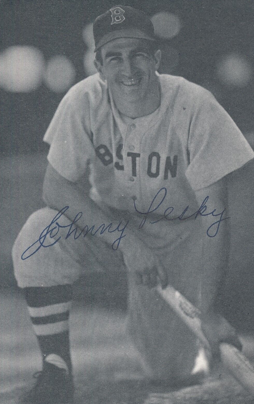 Johnny Pesky Red Sox d. 2012 Signed/Autographed 3x5  Photo 179356