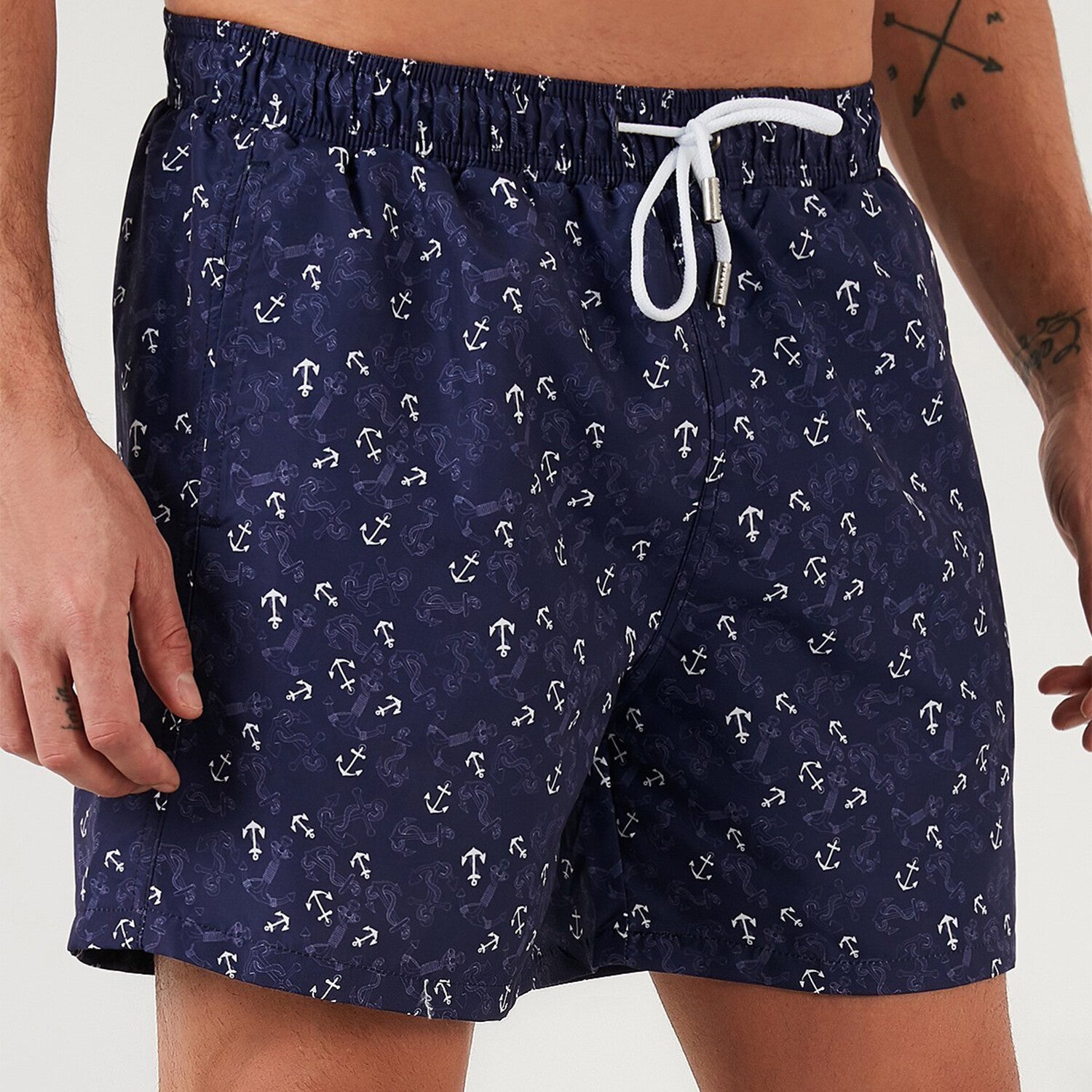 Anchor Swim Shorts // Navy