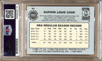 1984-85 Star Company #90 Darwin Cook Nets Signed/Auto Card PSA/DNA 178848