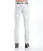STRAT SUPER SKINNY FIT JEAN w/WHITE BELT IN ZEPHYR