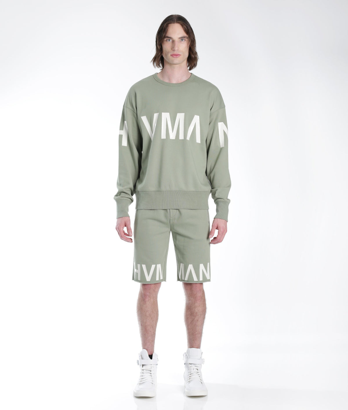 FRENCH TERRY SWEATSHORT IN ASPEN
