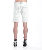 MERO SLIM SHORT w/WHITE BELT IN ZEPHYR