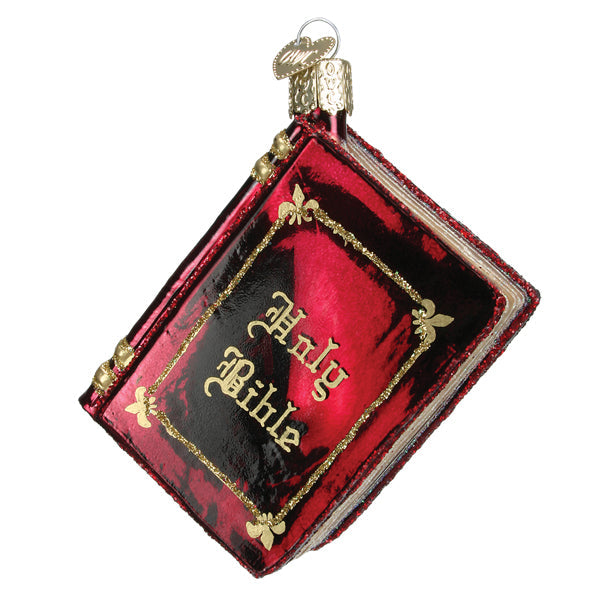 Red Bible Ornament