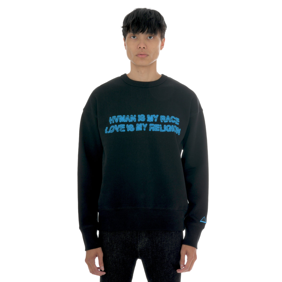 HVMAN CRYSTAL CREW SWEATSHIRT IN HVMAN LOVE