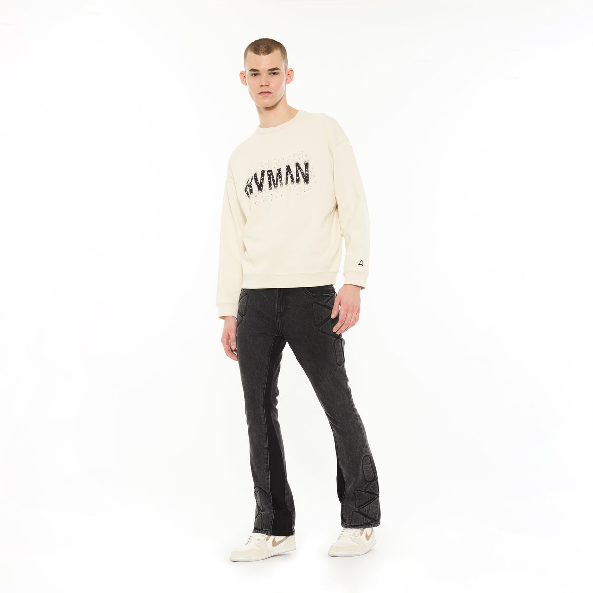 Hvman's Mars Bootcut Jeans in Grey