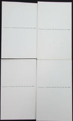Lot of 4 Detroit Red Wings Signed 3x5 B/W Team Issued Photos incl.Boldrev 150461