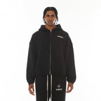 Hvman's Full Zip Sweatshirt in Black