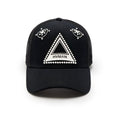 Hvman's Triangle Logo Mesh Trucker Hat in Black