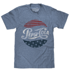 Patriotic Pepsi Cola T-Shirt - Blue