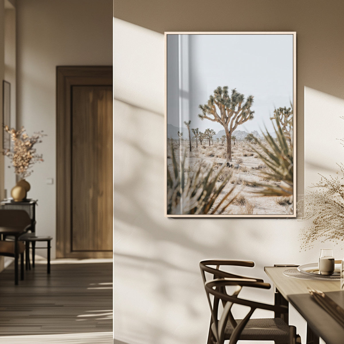 Joshua Tree Wall Art | Framed Desert Landscape Canvas