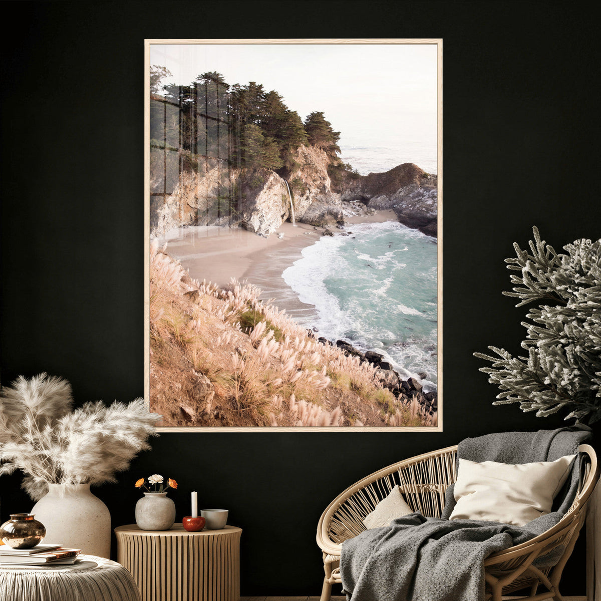 McWay Falls Canvas Wall Art, Big Sur California Photography