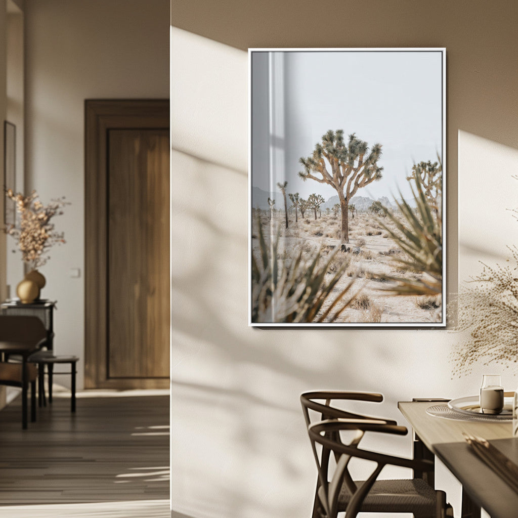Joshua Tree Wall Art | Framed Desert Landscape Canvas
