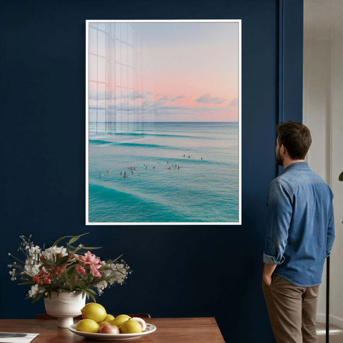 Beach Wall Art Canvas Print | Soft Coastal Photography