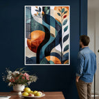 Abstract Flower Wall Art Canvas Print