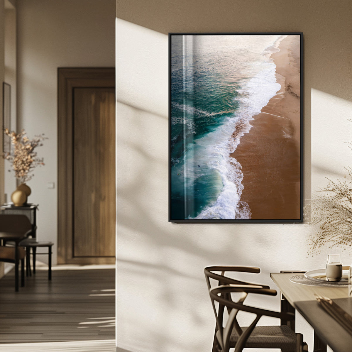 Serene Ocean Waves Wall Art Beach Wall Decor