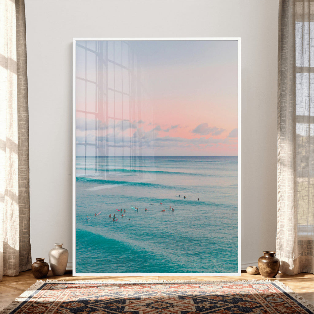 Beach Wall Art Canvas Print | Soft Coastal Photography