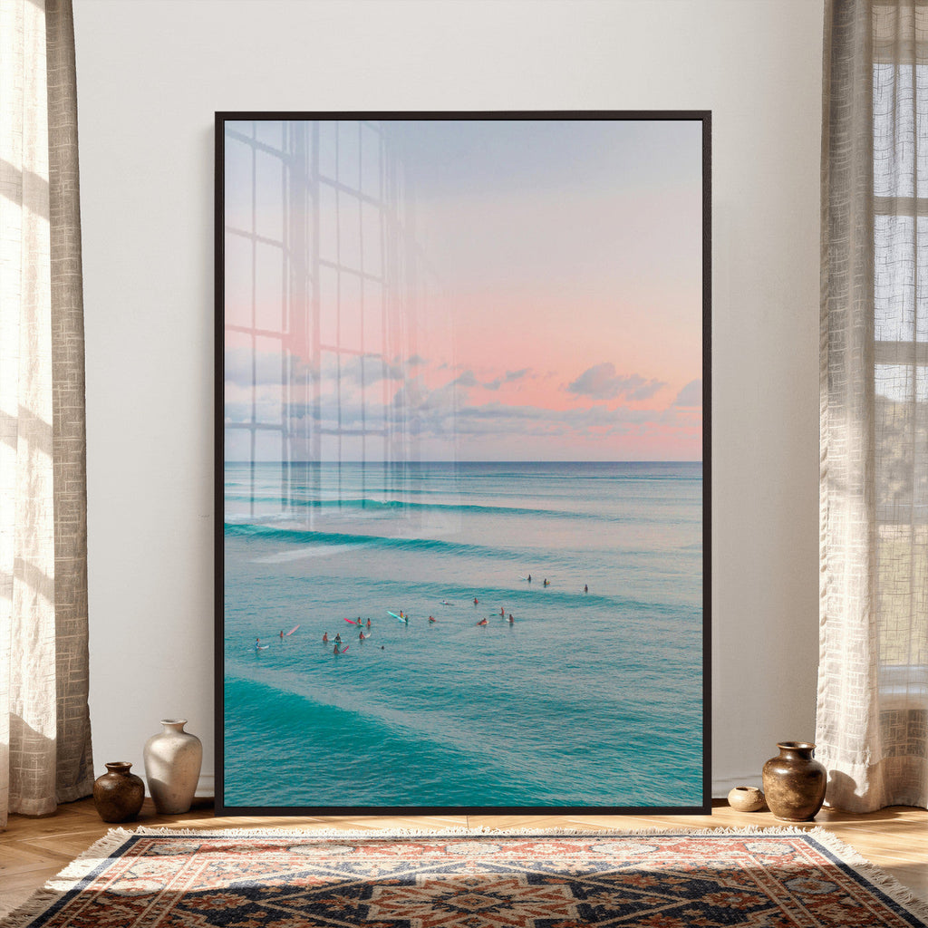 Beach Wall Art Canvas Print | Soft Coastal Photography