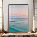 Beach Wall Art Canvas Print | Soft Coastal Photography