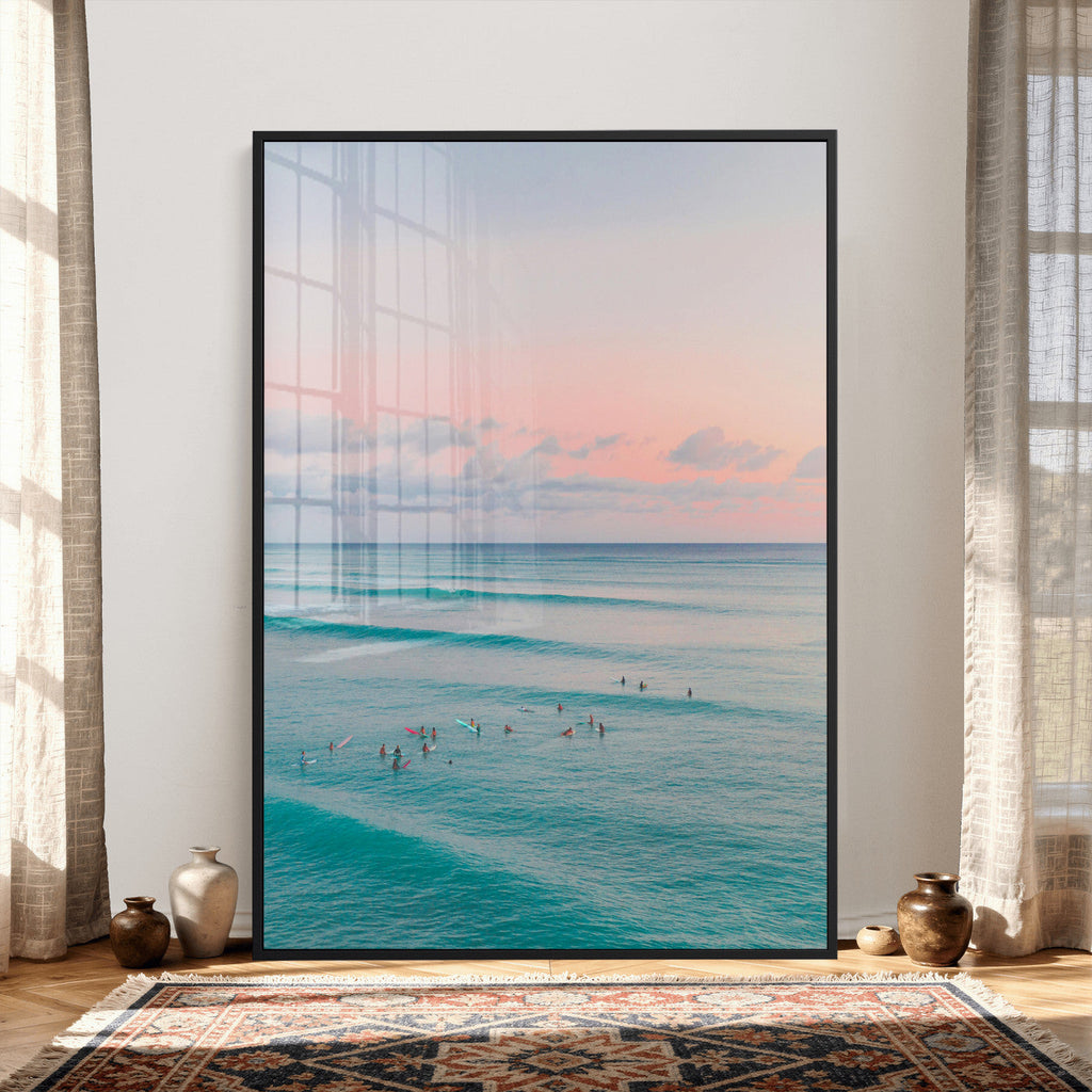 Beach Wall Art Canvas Print | Soft Coastal Photography