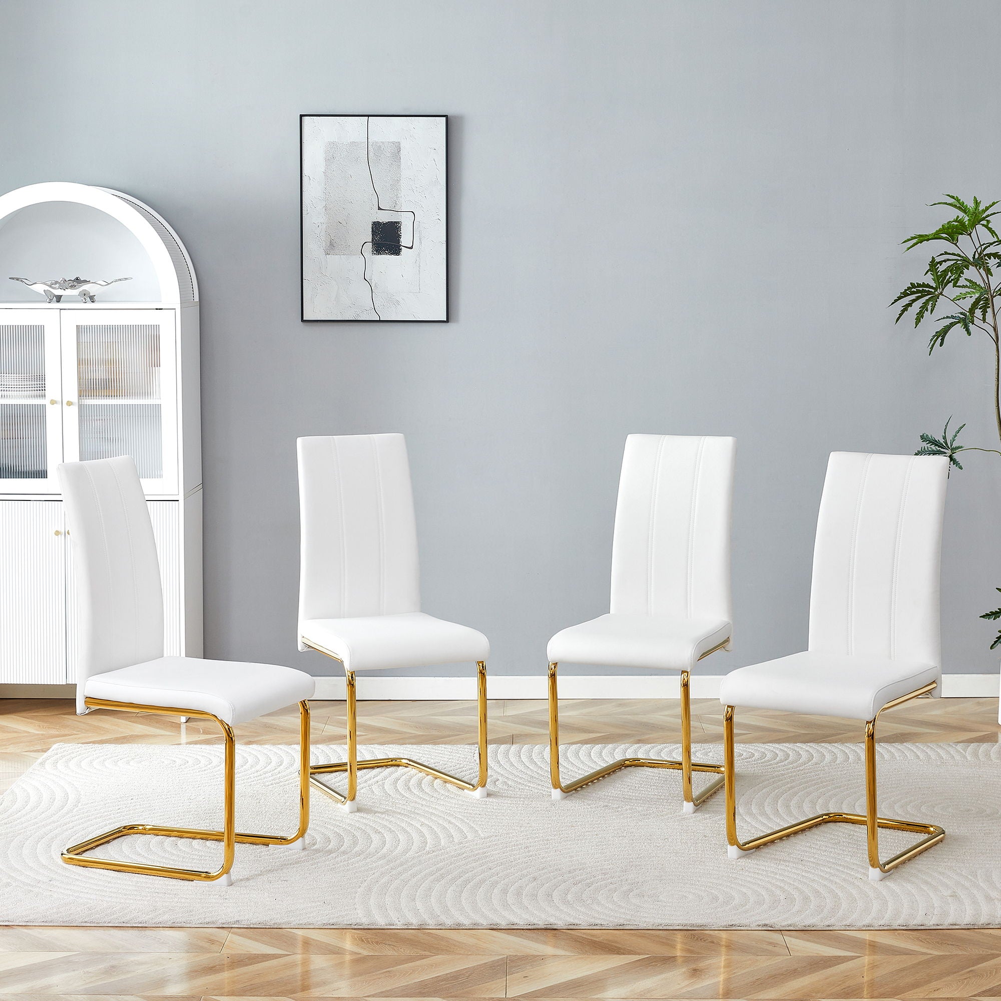 Luxury Aesthetic Upholstered Dining Chairs