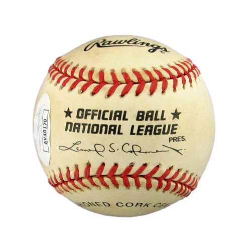 Larry Kelley Signed/Auto ONL Baseball 1936 Heisman Winner Yale JSA 188446