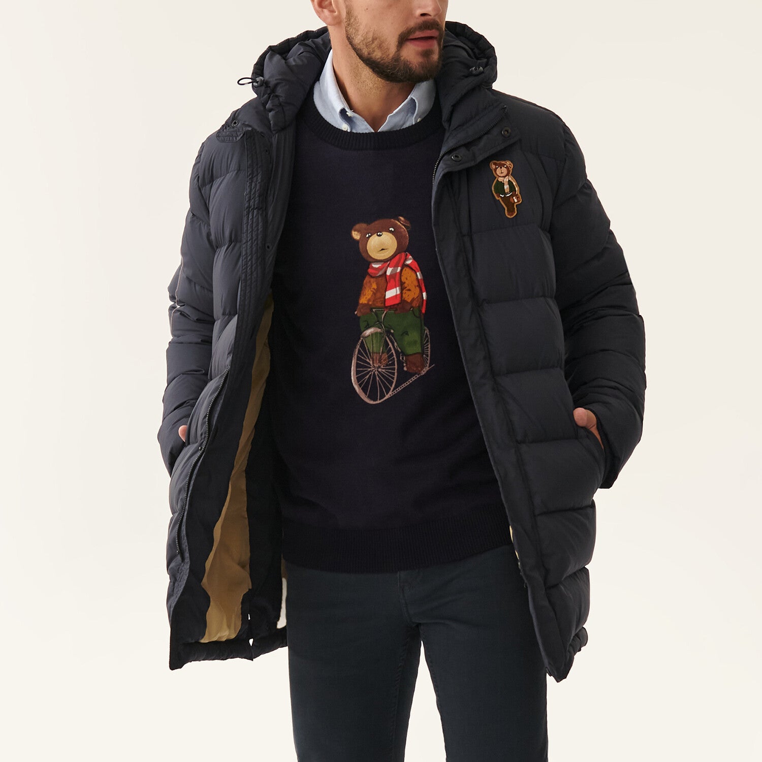 Watt Puffer Jacket // Dark Navy