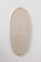 Ines Oval Lipped Serving Plate - Matte White - Set of 2