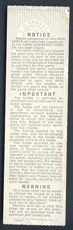 1975 NLCS Pirates @ Reds Ticket Riverfront Stadium Rose 2 Hits 122100