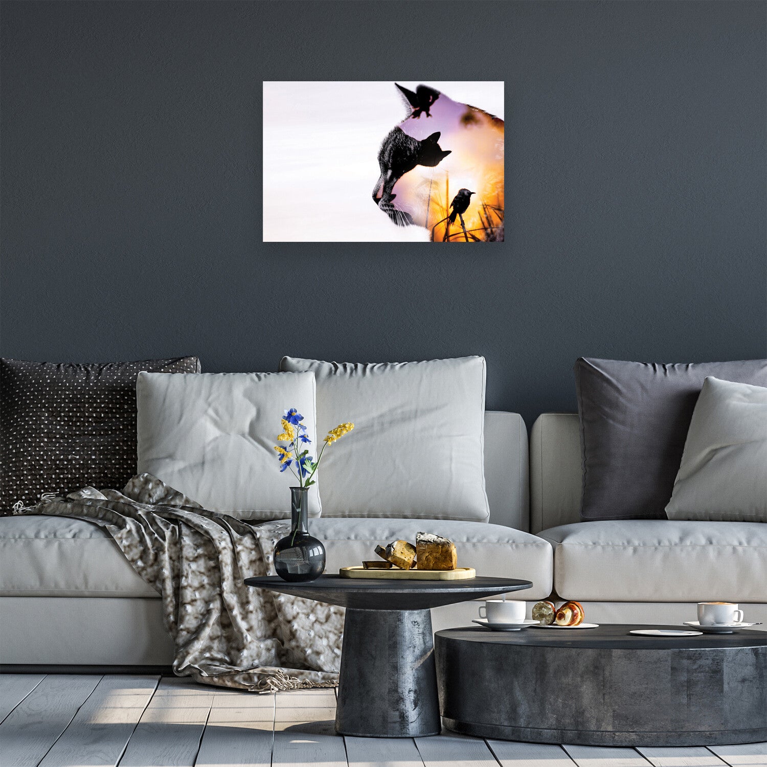 Cats Print On Acrylic Glass by Paul Haag