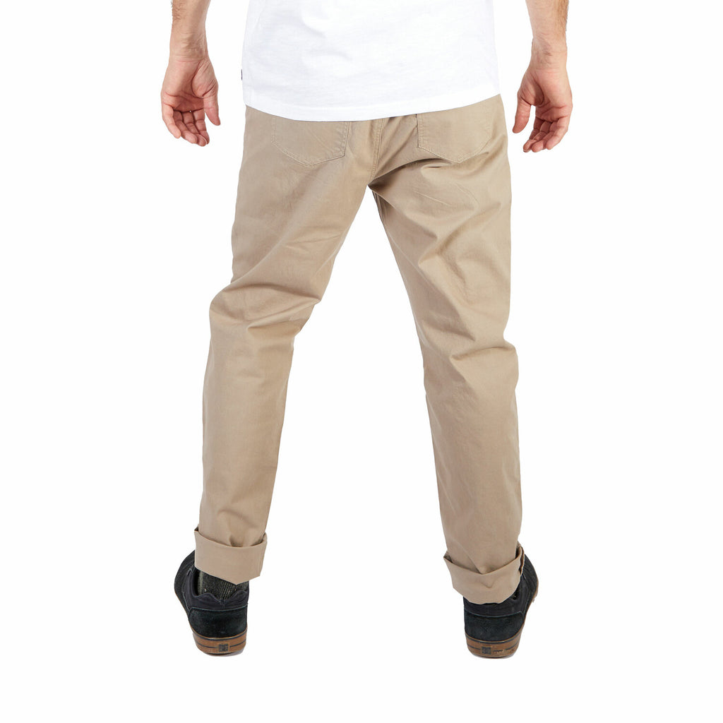 Skinny Fit Twill Pants 4 Pockets // Khaki