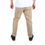 Skinny Fit Twill Pants 4 Pockets // Khaki