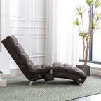 Massage Chaise Lounge Indoor, Ergonomic Electric Massage Lounger