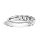14K Gold 2.0 Cttw Diamond 7 Stone Band Ring