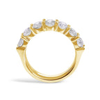 14K Gold 2.0 Cttw Diamond 7 Stone Band Ring