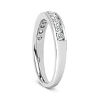 14K Gold 1/2 Cttw Round Diamond 11 Stone Channel Set Band